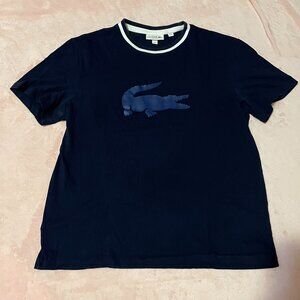 Lacoste Mens Navy Blue T-shirt